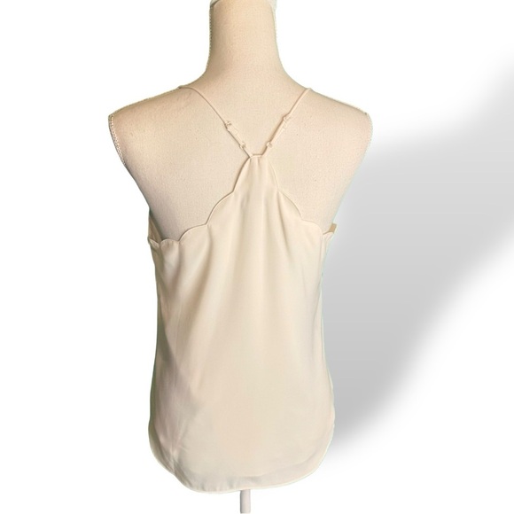 NWOT J. Crew Factory ‘Scalloped Cami Top for Women’ in “Ivory” Size 4 - Picture 9 of 13